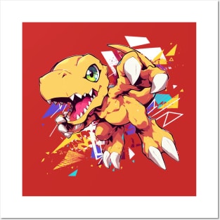 agumon Posters and Art